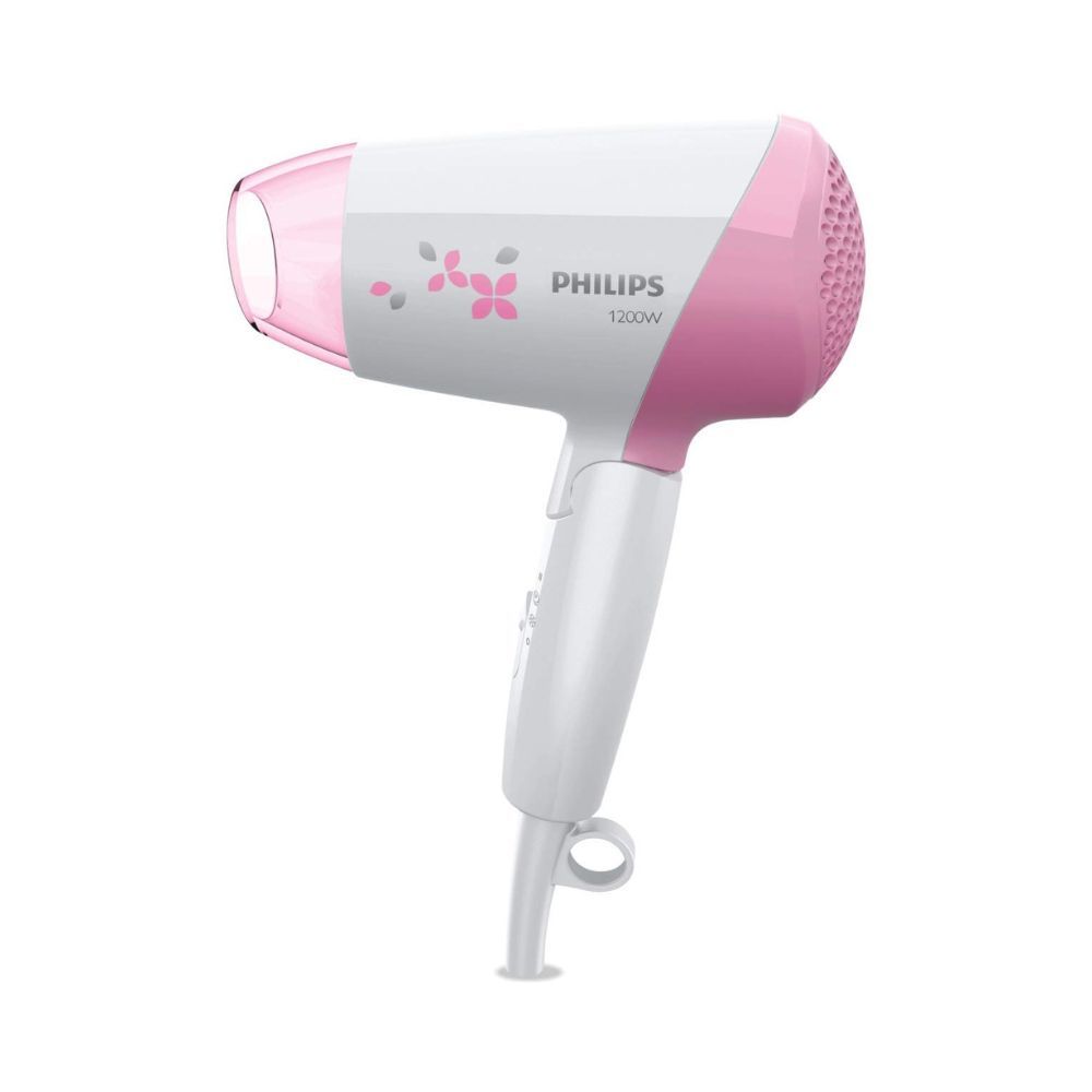 Philips Hair Dryer HP8120/00-1200Watts, ThermoProtect, Cool Shot for Quick Drying with Care, Pink