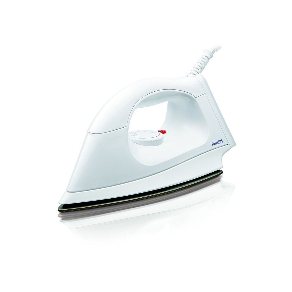 Philips Hi113 1000-Watt Plastic Body Ptfe Coating Dry Iron Pack of 1
