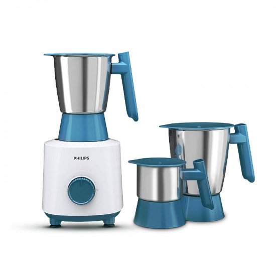 Philips HL753501 Mixer Grinder 500W 3 Jars with 5 Year Warranty on Motor Bigger jar sizes