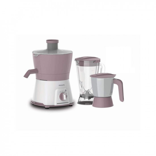 Philips HL757800 600W Turbo Juicer Mixer Grinder with 3 Jars - Nuti Juicer Jar Blender and Multi Purpose jar