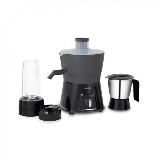 Philips HL757900 600W Turbo Juicer Mixer Grinder with 3 Jars -Blend and Carry Nutri Juicer Jar Multi Purpose jar