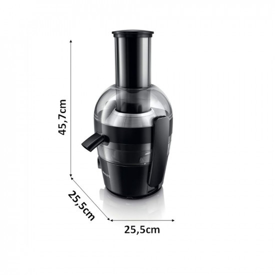 Philips HR1855 Viva Collection Juicer Ink Black