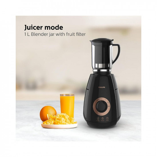 PHILIPS Mixer Grinder 3-in-1 750 Watt Mixer Grinder  Juicer  Food Processor 4 Jar and Motor with 5 yr Warranty Exchange offer available HL770700