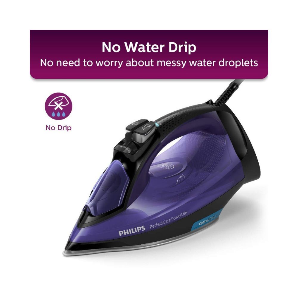 Philips Perfect Care Power Life Steam Iron GC392534 2400W up to 45 gmin steam Output