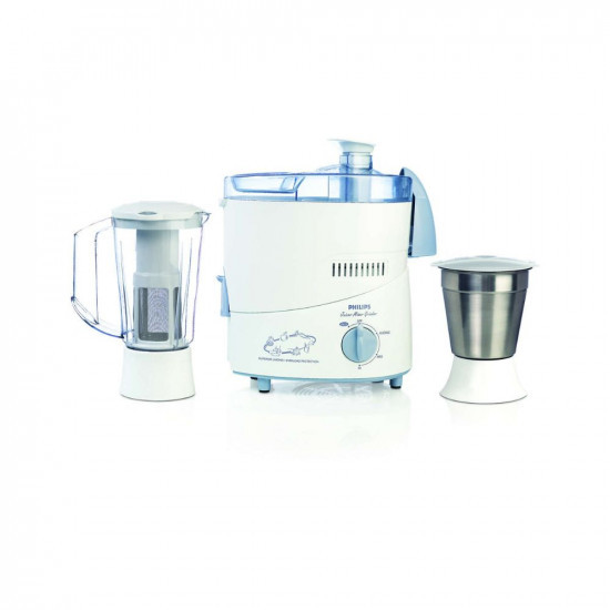 PHILIPS Stainless Steel Hl1631 Juicer Mixer Grinder 500 Watts White