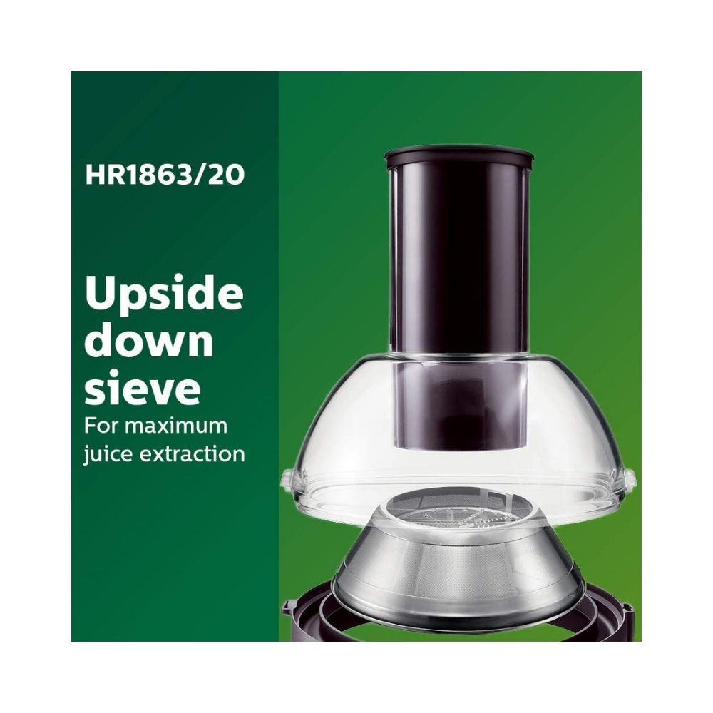 Philips Viva Collection HR186320 2-Litre Juicer BlackSilver