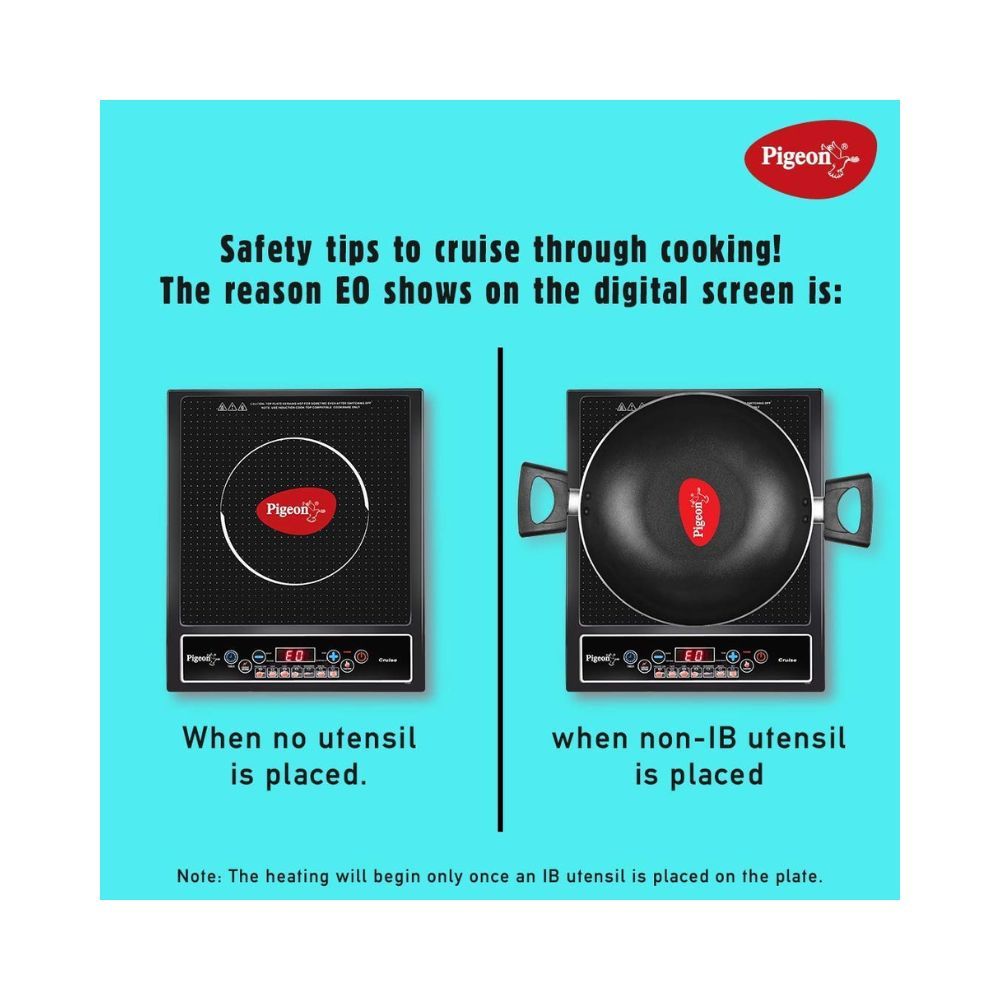 Pigeon by Stovekraft Cruise 1800 watt Induction Cooktop Black