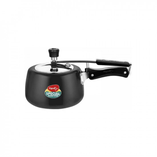 Pigeon by Stovekraft Hard Anodised Aluminium Inner Lid Cooker - 3 Litre with Induction Base Contura silver medium 14547