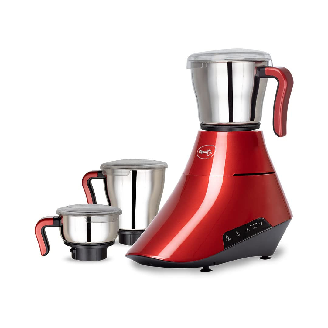 Pigeon by Stovekraft Senso 750 W Mixer Grinder with 3 Stainless Steel Jar for Juicing Chutney Making Dry Grinding Wet Grinding and Mincing