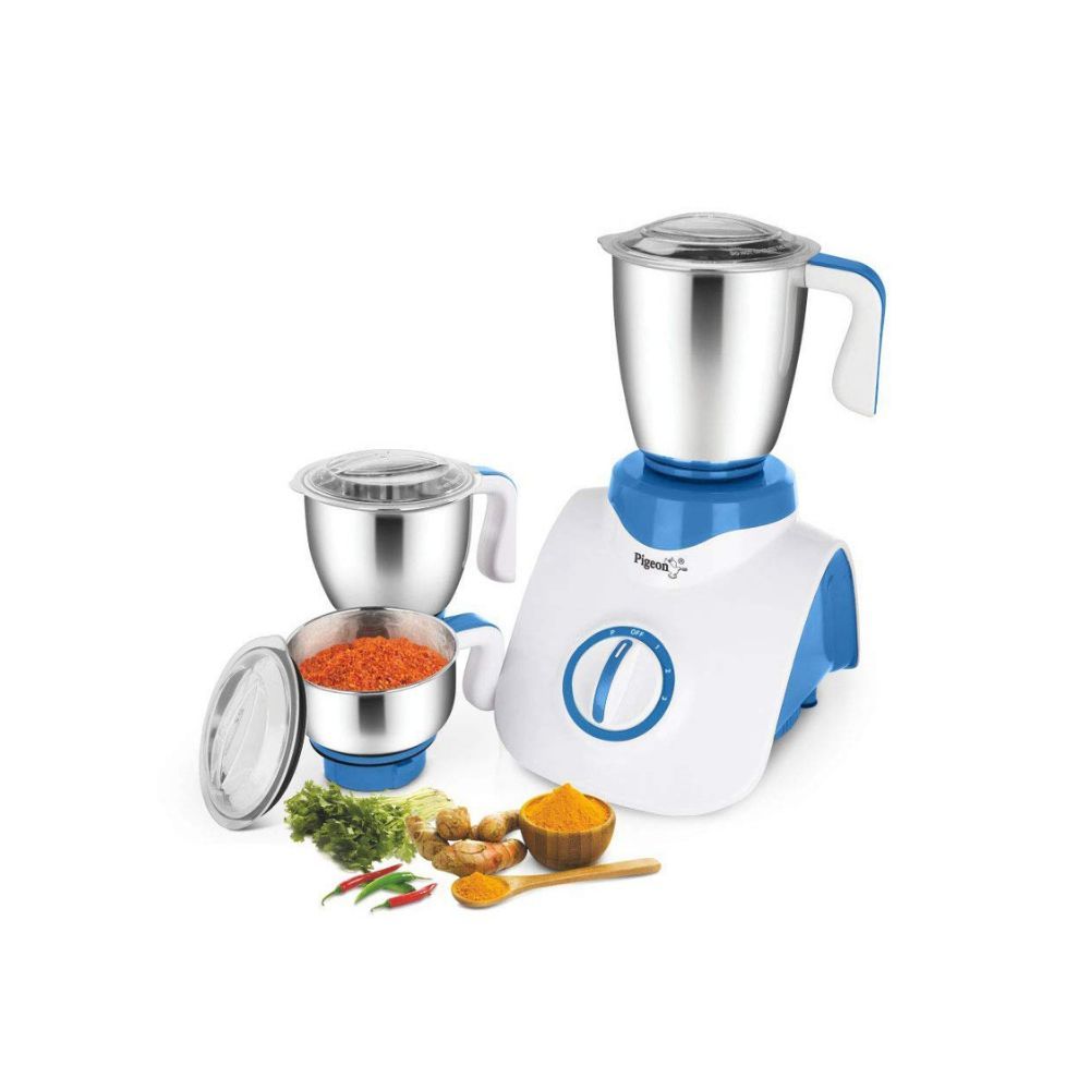 Pigeon by Stovekraft Super Storm 750 Watt Juicer Mixer Grinder with 4 Stainless Steel Jars for Juice