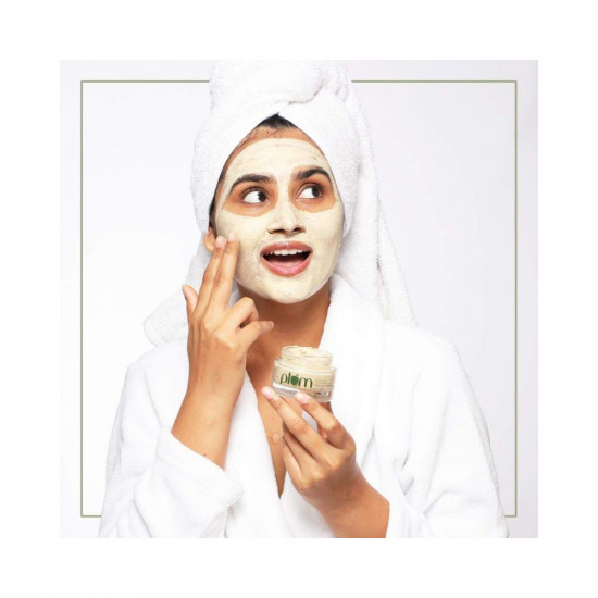 Plum Green Tea Clear Face Mask