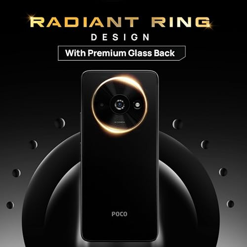 POCO C61 Diamond Dust Black 4GB RAM 64GB ROM