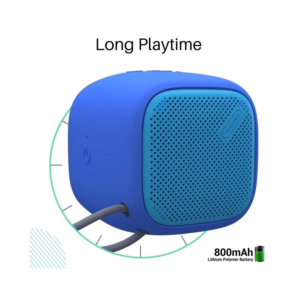Portronics Bounce POR-952 Portable Bluetooth Speaker with FM Blue