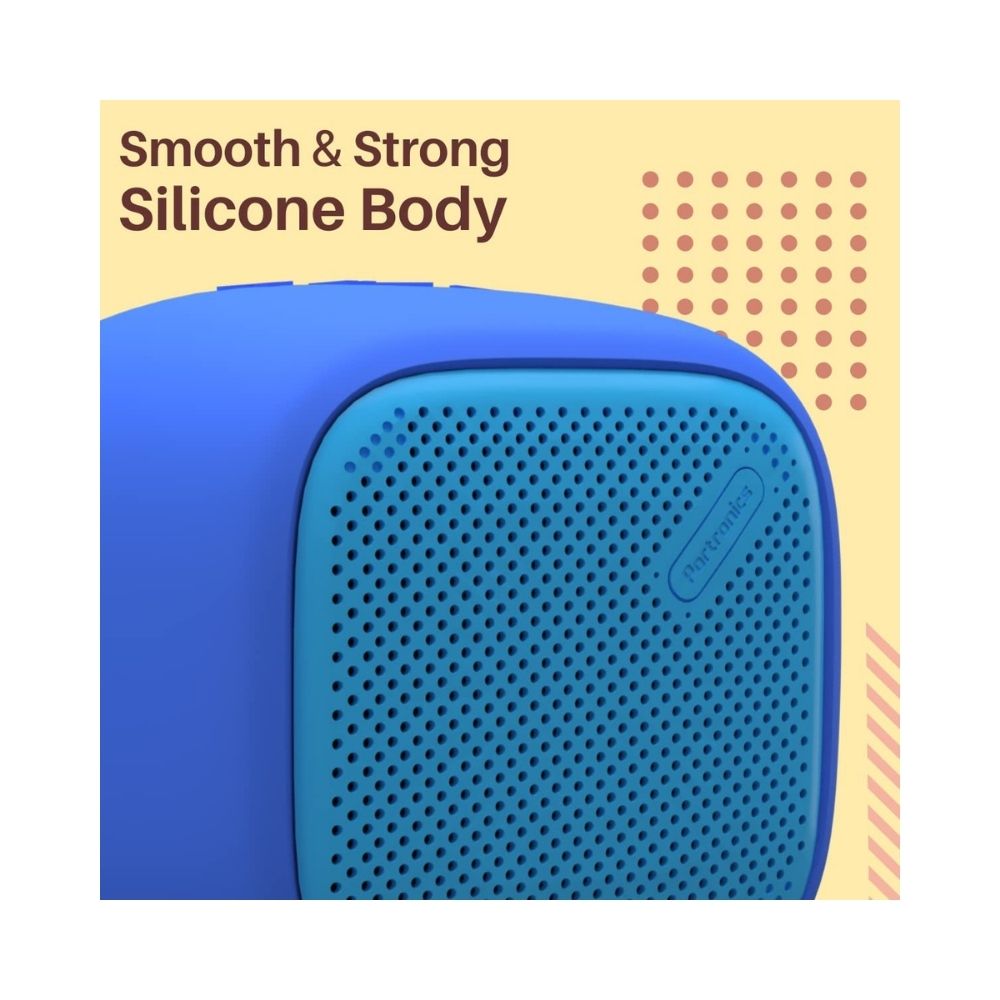 Portronics Bounce POR-952 Portable Bluetooth Speaker with FM Blue