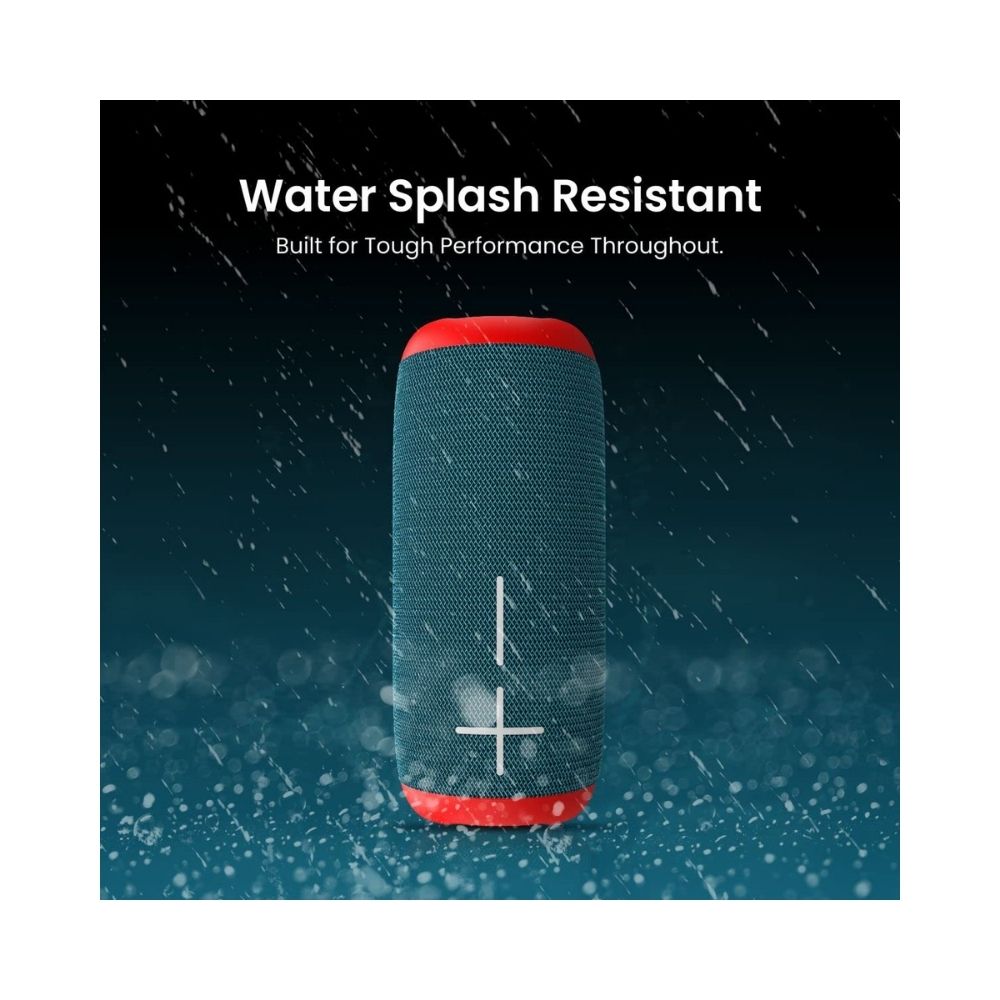 Portronics Breeze 3 TWS Connectivity 20W Portable Bluetooth 50 Speaker with Aux-in Port 2000 mAh in-Built FM RadioRed