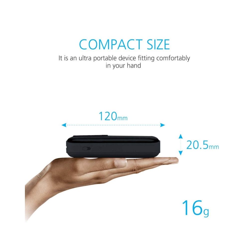 Portronics Plugs POR-141 Portable Speaker with FM  Micro SD Card Support Black