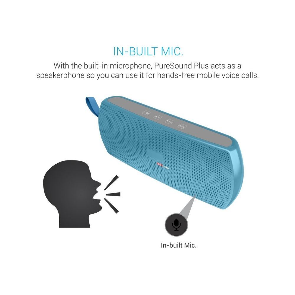 Portronics POR-780 6 Watt 21 Channel Wireless Bluetooth Portable Speaker Blue