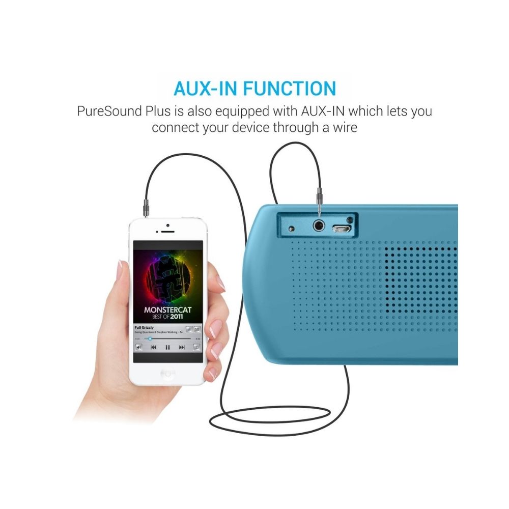 Portronics POR-780 6 Watt 21 Channel Wireless Bluetooth Portable Speaker Blue