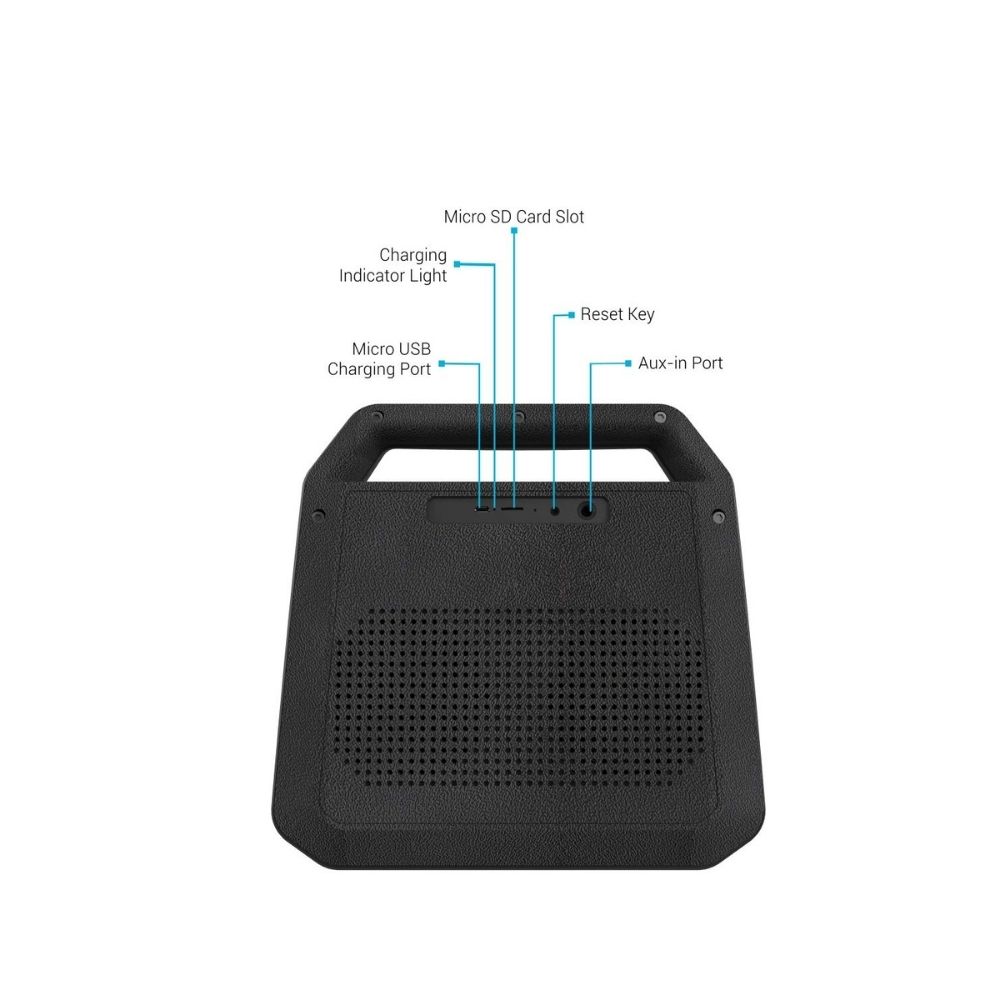 Portronics Roar POR-549 2x12W Bluetooth 42 Stereo Speaker with TWS-Black