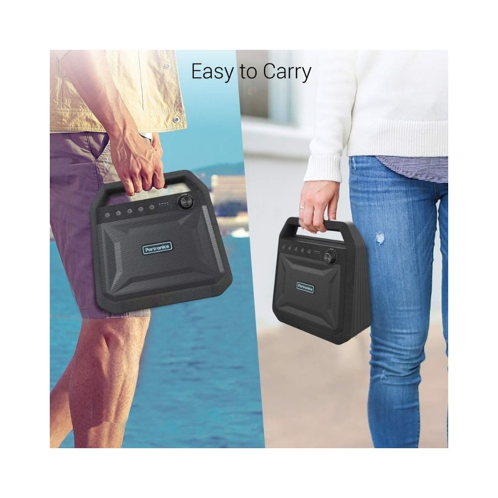 Portronics Roar POR-549 2x12W Bluetooth 42 Stereo Speaker with TWS-Black