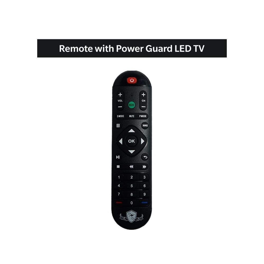 Power Guard 80 cm (32 inches) Frameless HD Ready LED TV PG32N (Black)