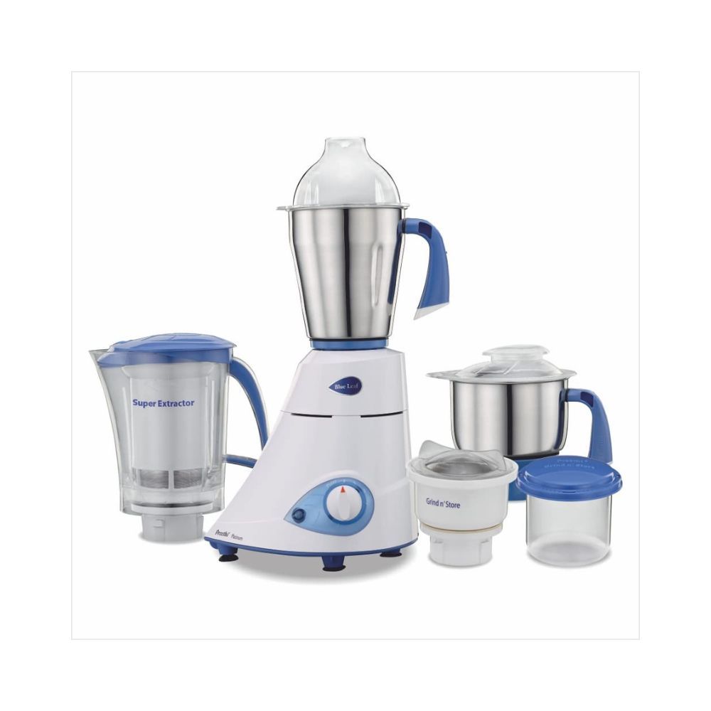 Preethi Blue Leaf Platinum MG 139 mixer grinder 750 watt White 4 jars
