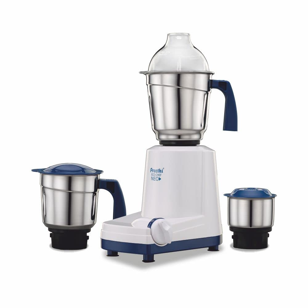 Preethi Eco Chef Neo MG-199 mixer grinder 500 Watts 3 jars VioletWhite