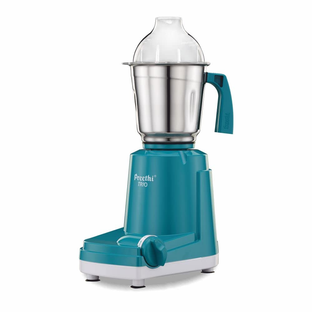 Preethi Trio mixer grinder 500 watt 3 Jars transparent Medium Trio MG 158