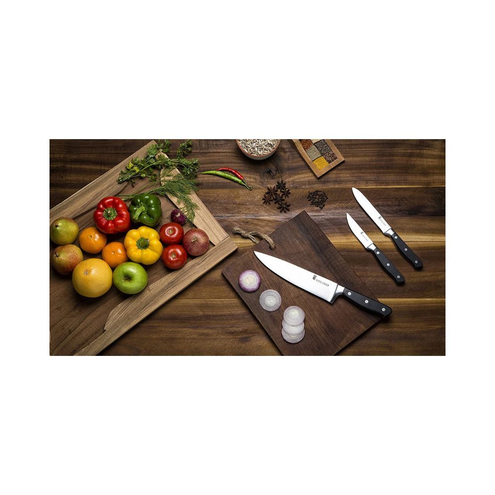 Premium High-Carbon Stainless Steel Kitchen Knife (Silver)