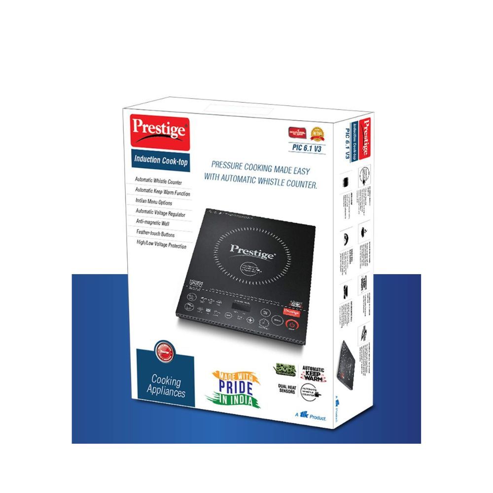 Prestige Induction Cooktop Pic 61 V3 2200 Watts - Black