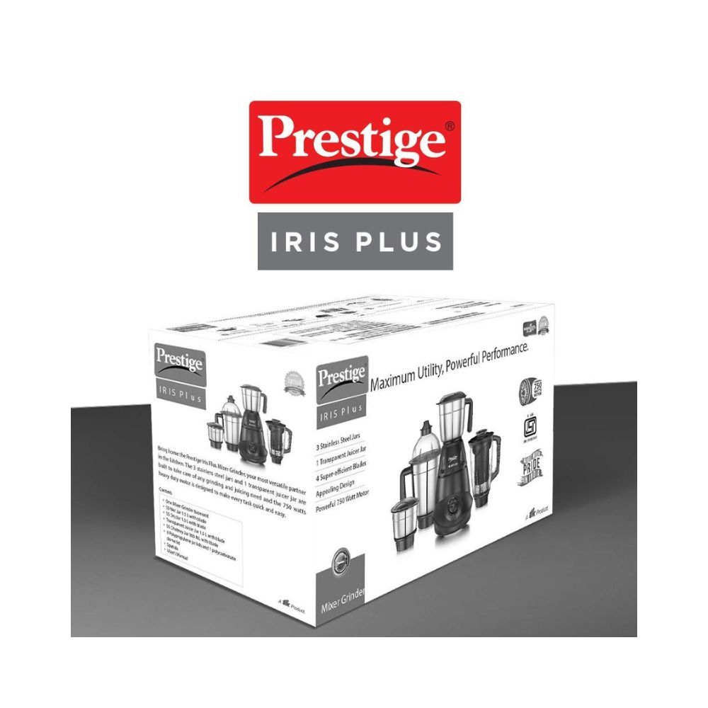 Prestige IRIS Plus 750 watt mixer grinder