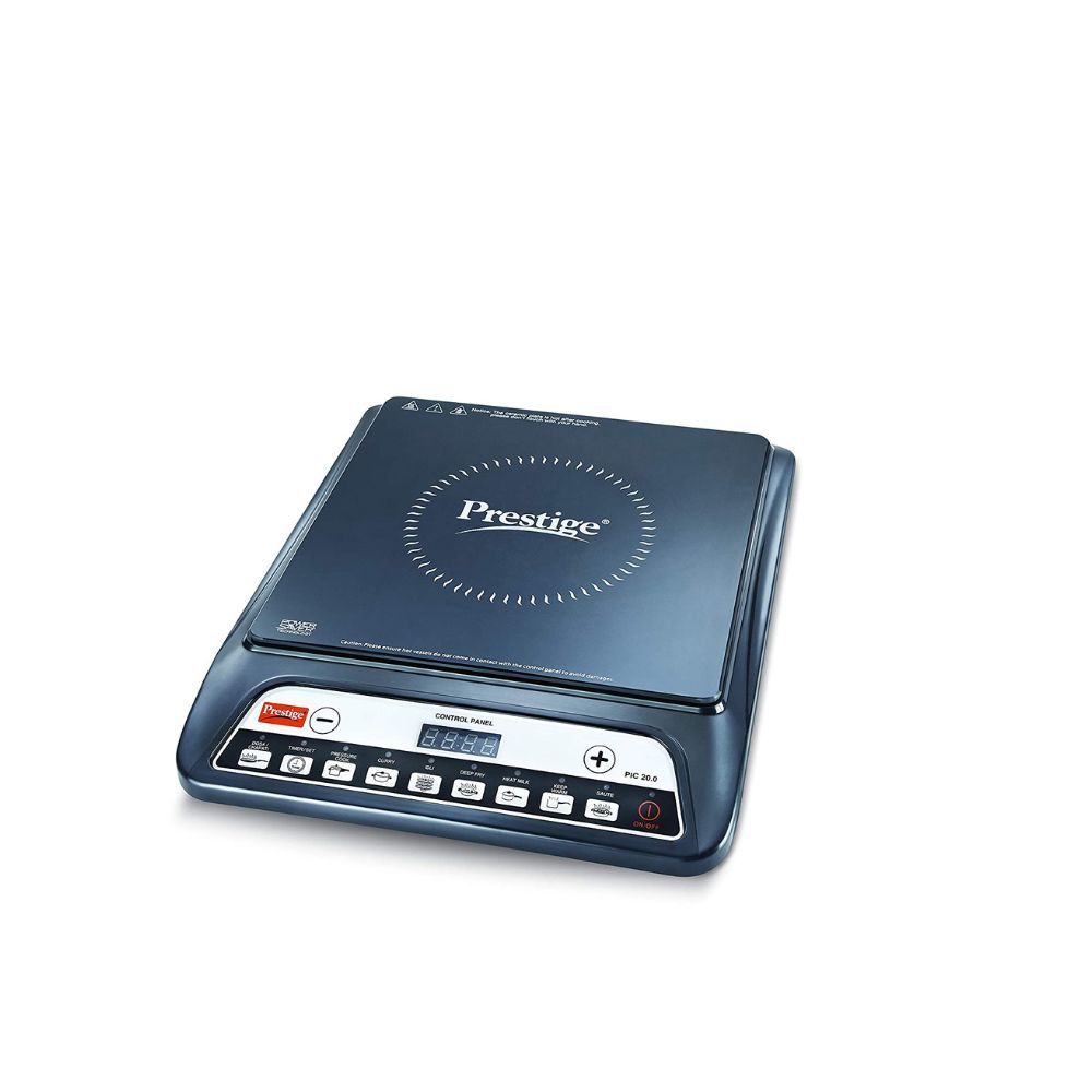 Prestige PIC 20 1600 Watt Induction Cooktop with Push button Black