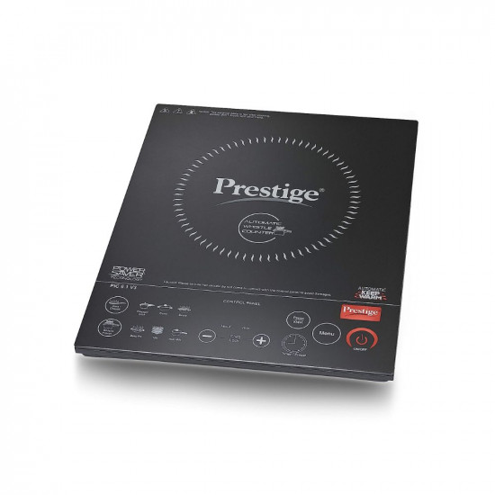 Prestige PIC 61 V3 2200 Watts Indian Menu Options Induction Cooktop Black
