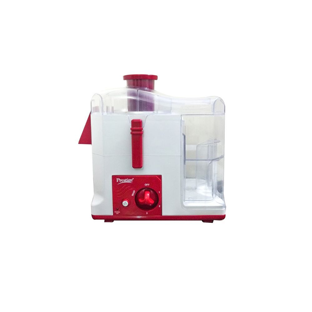 Prestige Platina JMG 550-Watt Juicer Mixer Grinder (White/Red,Pack of 1)