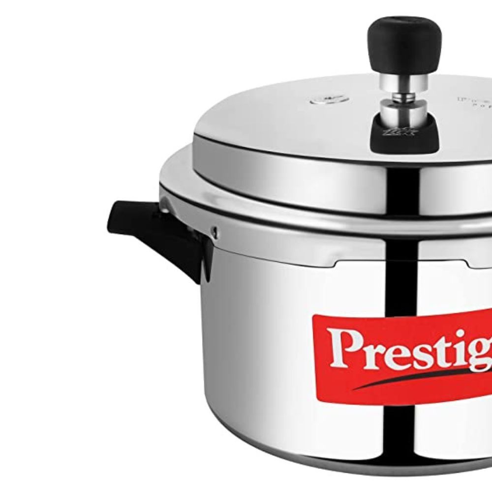 Prestige Popular Aluminium Outer Lid Pressure Cooker, 3 Litres, Silver