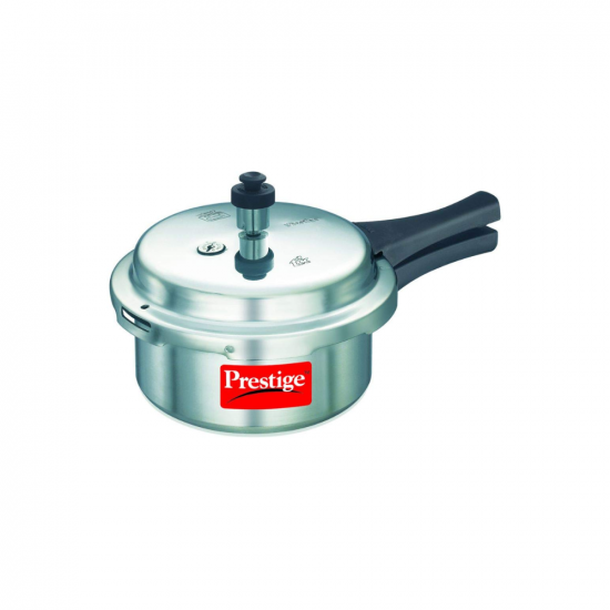Prestige Popular Virgin Aluminium Outer Lid Pressure Cooker 2 L Silver