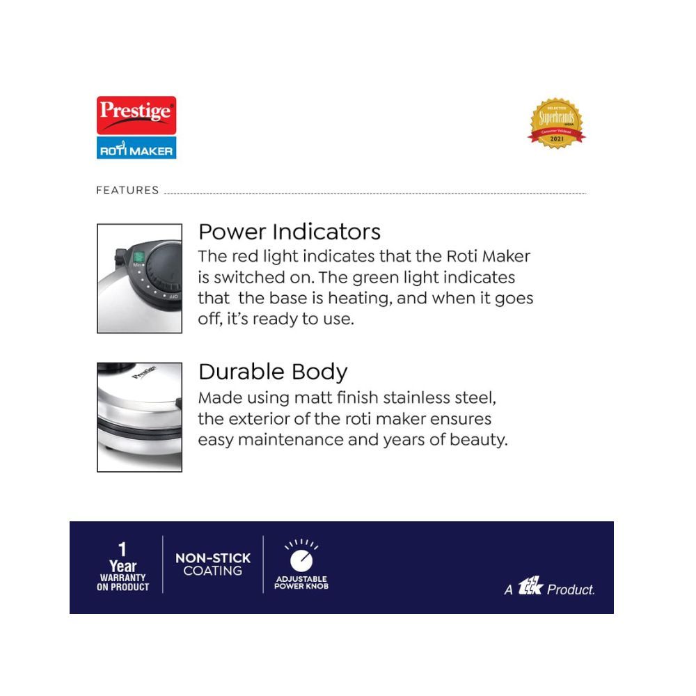 Prestige PRM 30 900-Watt Roti Maker