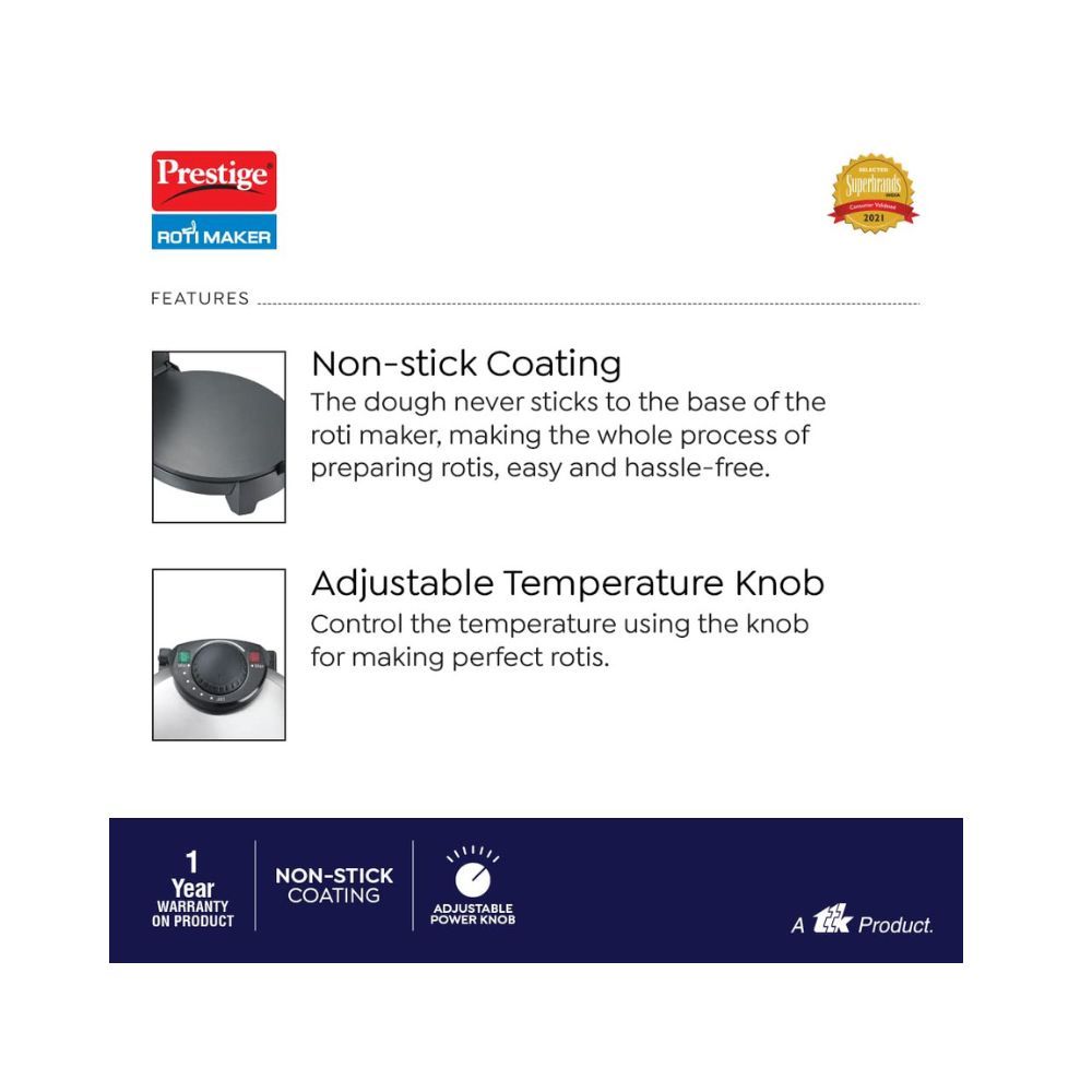 Prestige PRM 30 900-Watt Roti Maker