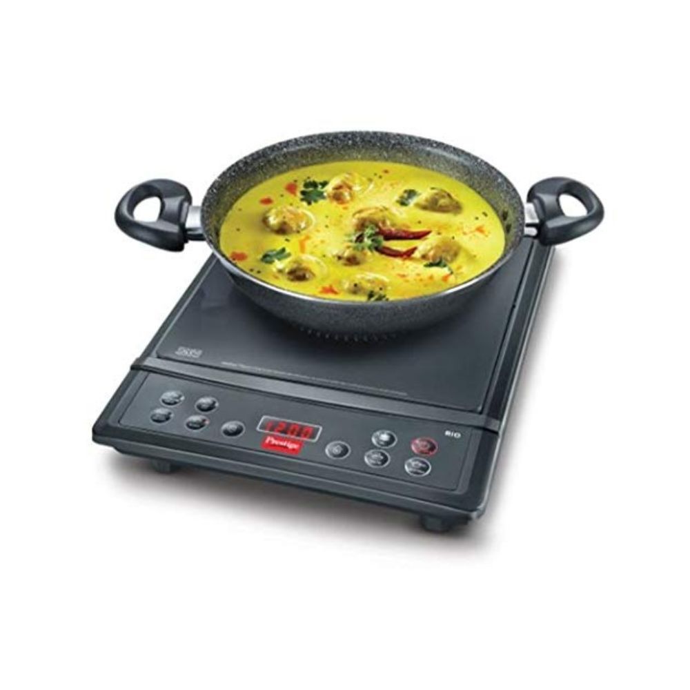 Prestige Rio Induction Radiant Glass Cooktop Black