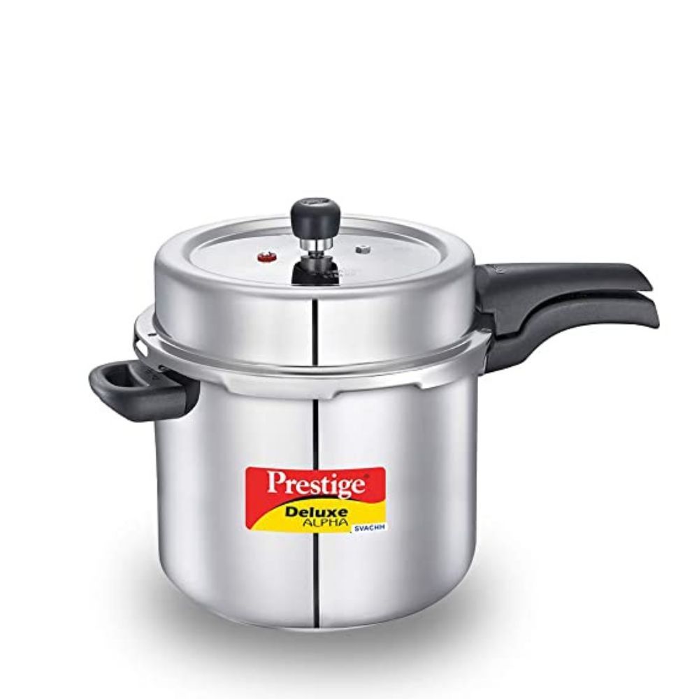 Prestige Svachh Deluxe Alpha 10 Litre Stainless Steel Outer Lid Pressure Cooker
