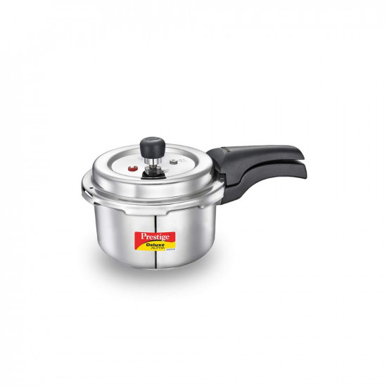 Prestige Svachh Deluxe Alpha 20 Litre Stainless Steel Outer Lid Pressure Cookers Silver 2 Liter