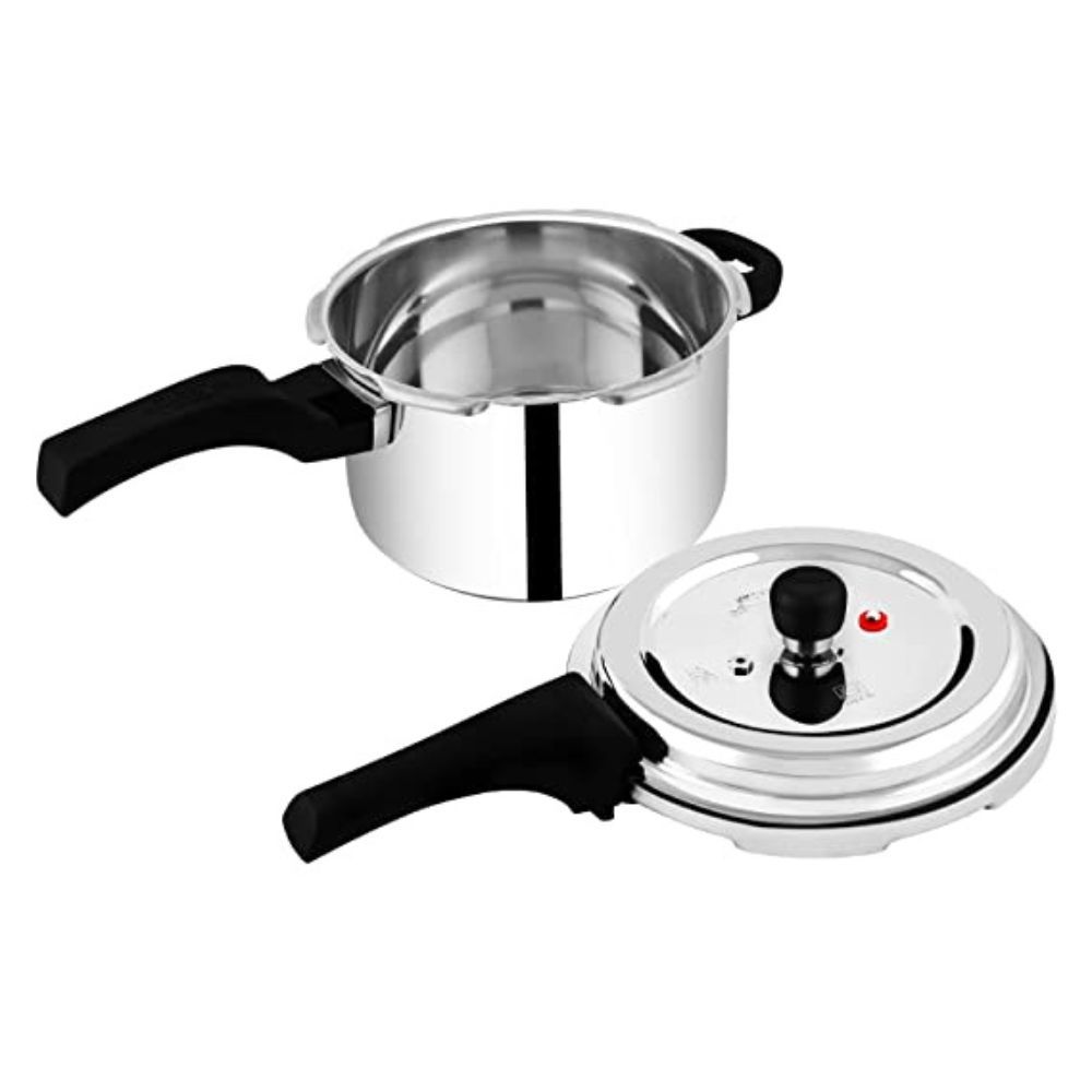 Prestige Svachh Deluxe Alpha 4 Litre Stainless Steel Outer Lid Pressure Cooker