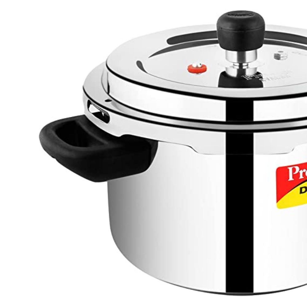 Prestige Svachh Deluxe Alpha 4 Litre Stainless Steel Outer Lid Pressure Cooker