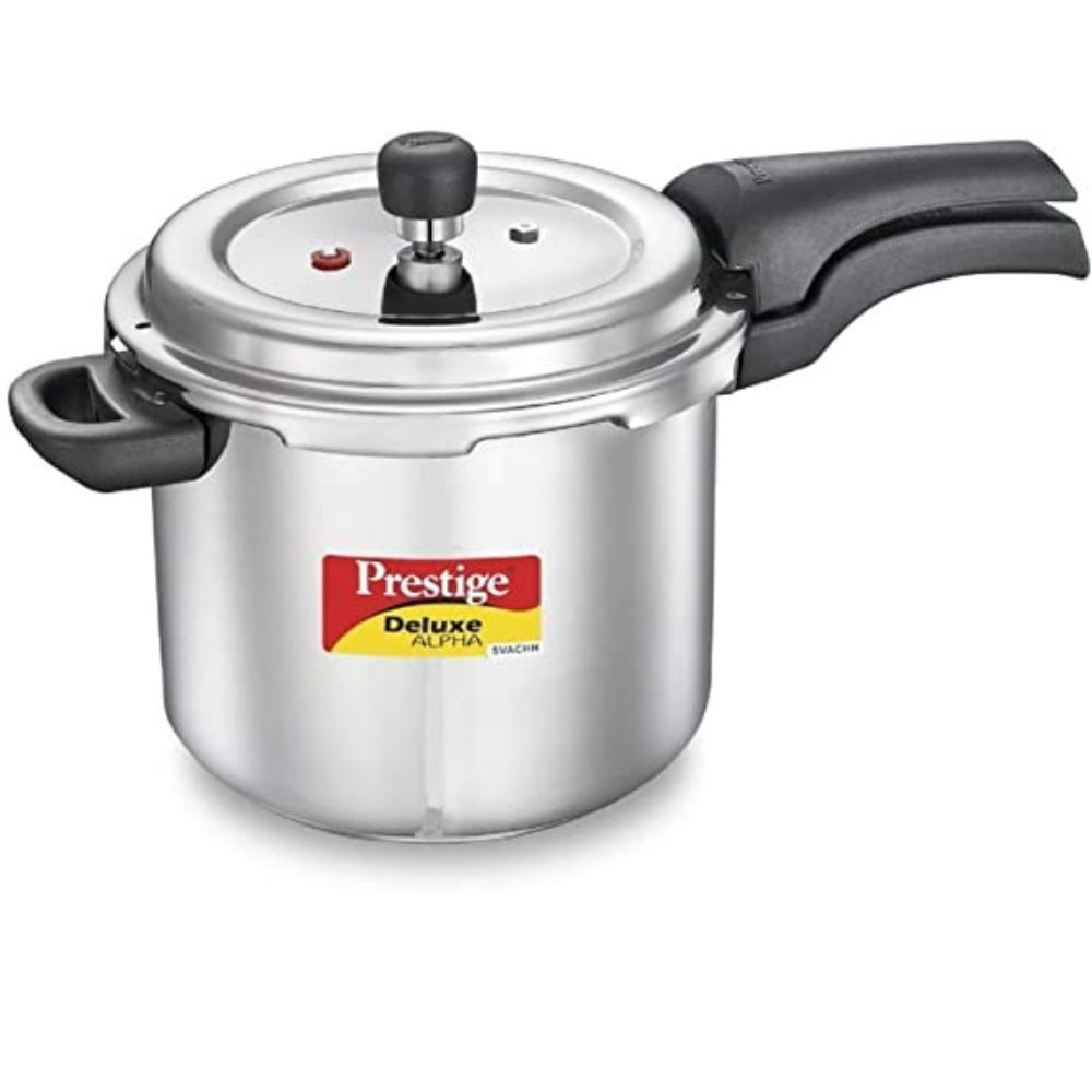 Prestige Svachh Deluxe Alpha 55 Litre Stainless Steel Outer Lid Pressure Cooker
