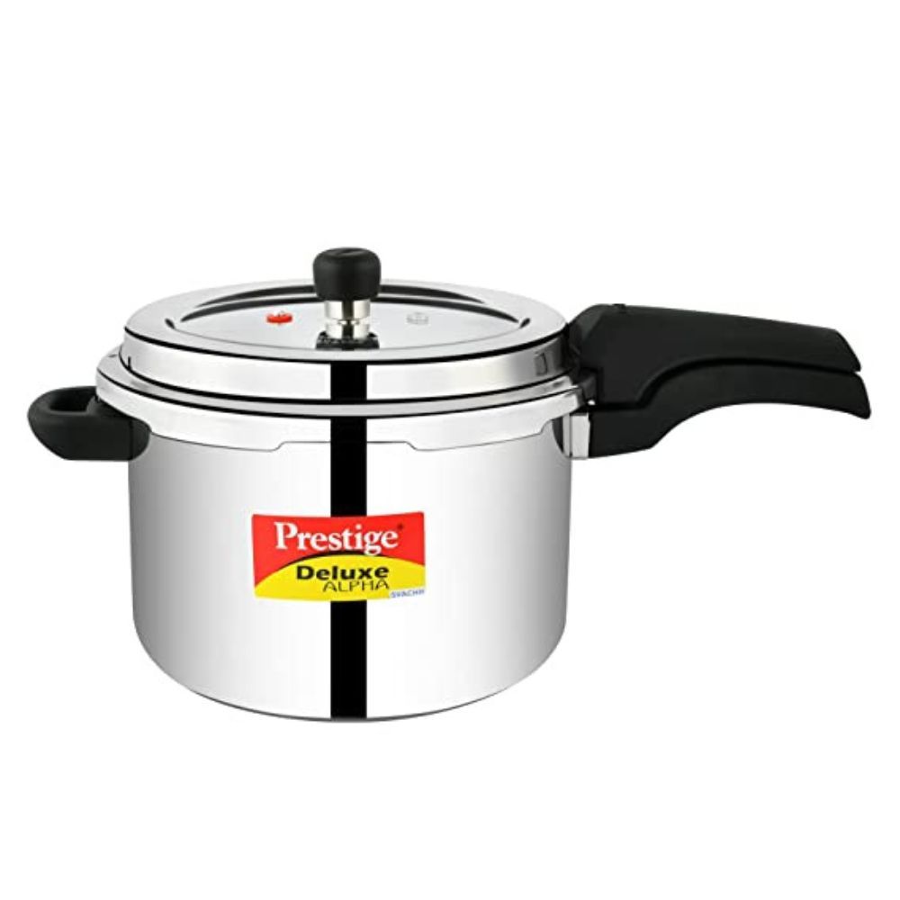 Prestige Svachh Deluxe Alpha 65 Litre Stainless Steel Outer Lid Pressure Cooker