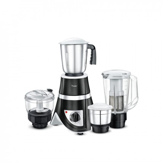 Prestige TTK 750 Watts Gen-Z All Purpose Juicer Mixer Grinder With 4 Jars 1500 Ml 1500 Ml 500 MlKneadingChoppingJuicerGrinder Jars2 Years WarrantyBlack