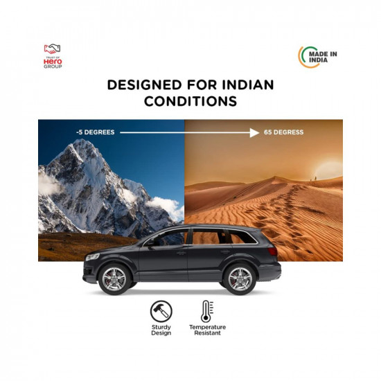 Qubo Car Dash Camera Pro Dash Cam from Hero Group  Made in India Dashcam  Full HD 1080p  Wide Angle View  G-Sensor  WiFi  Emergency Recording  Upto 256GB SD Card Supported