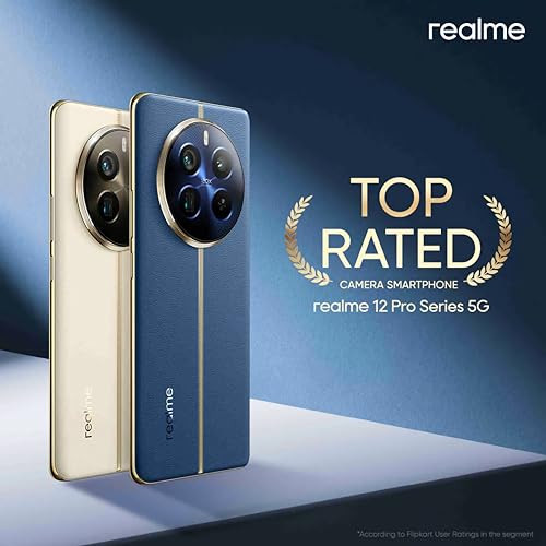 realme 12 Pro 5G Submarine Blue 8GB RAM 256GB Storage  67 120Hz Curved AMOLED Display  64MP Periscope  50MP Sony IMX 890 OIS Camera  8MP  32MP Selfie Camera  67W Super VOOC Charge