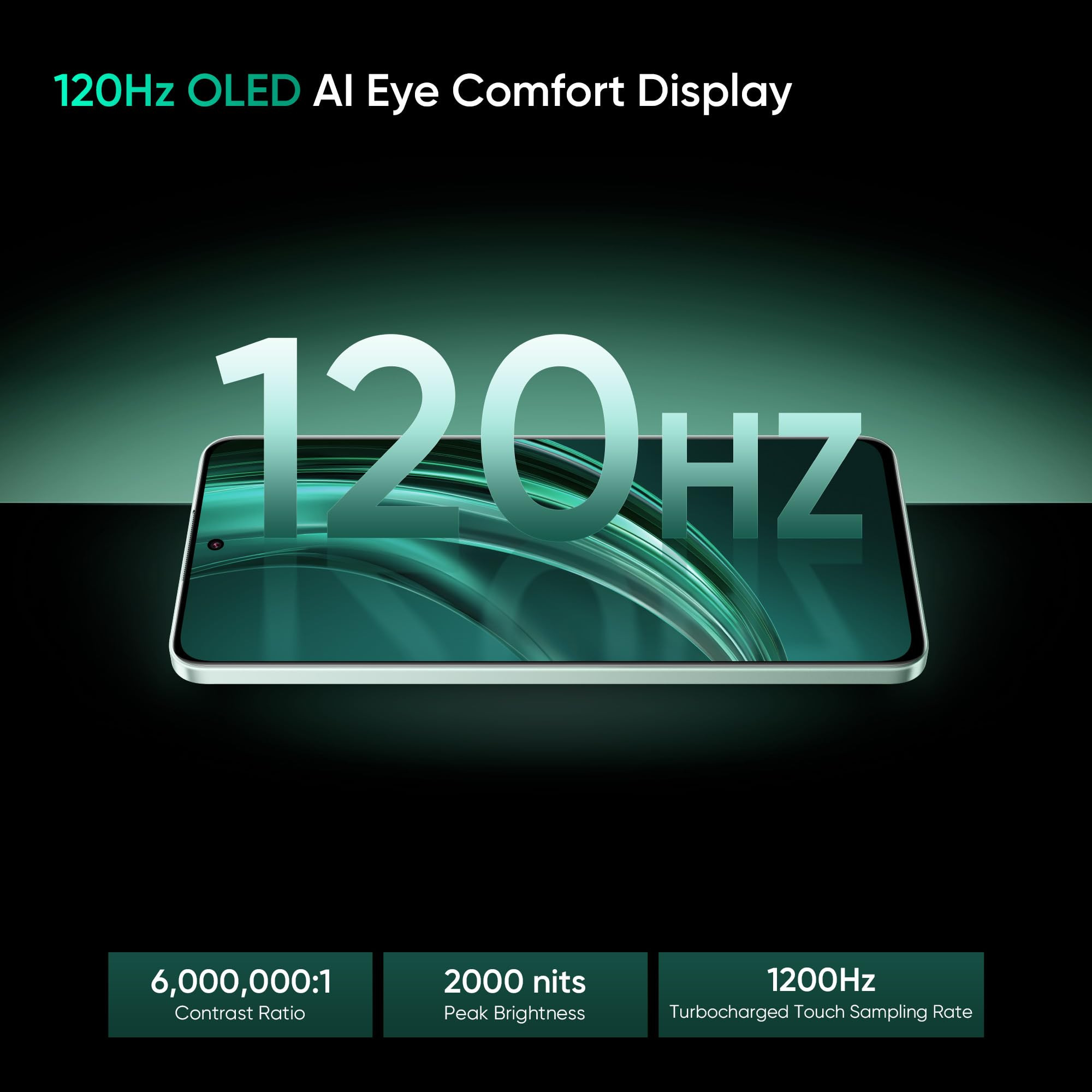 realme 13 5G Speed Green 8GB RAM 128GB Storage 667 AMOLED Display  80W Ultra Charging DAK  Dimensity 7300E Processor