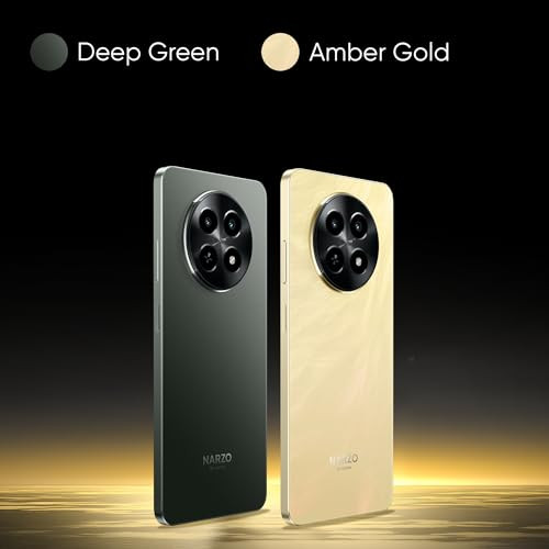 realme NARZO N65 5G Amber Gold 6GB RAM 128GB Storage Indias 1st D6300 5G Chipset  Ultra Slim Design  120Hz Eye Comfort Display  50MP AI Camera Charger in The Box